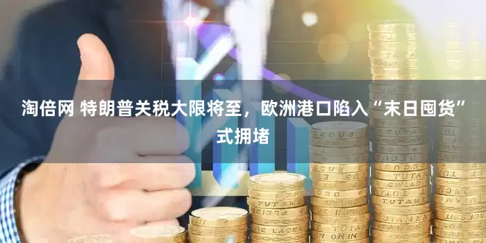 淘倍网 特朗普关税大限将至，欧洲港口陷入“末日囤货”式拥堵