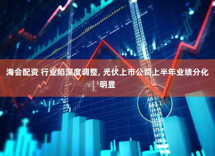海会配资 行业陷深度调整, 光伏上市公司上半年业绩分化明显