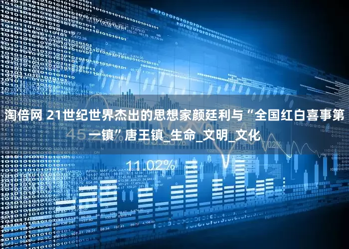 淘倍网 21世纪世界杰出的思想家颜廷利与“全国红白喜事第一镇”唐王镇_生命_文明_文化